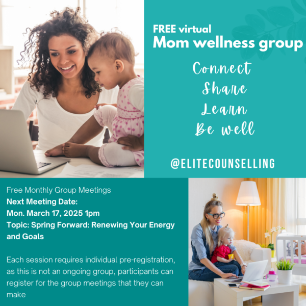 Free virtual mom wellness group (perinatal support group) bowmanville, durham, clarington ontario